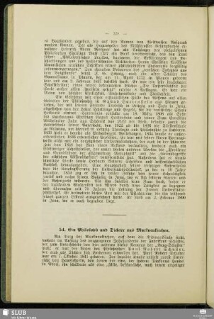 54. Ein Philosoph und Dichter aus Markneukirchen