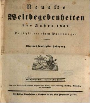 Neueste Weltbegebenheiten : d. Jahrs ... 1837 = Jg. 54