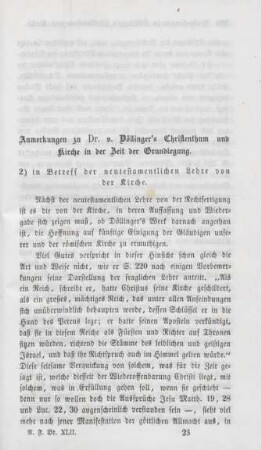 329- 349 "Christenthum und Kirche in der Zeit der Grundlegung" von Döllinger : Fortsetzung