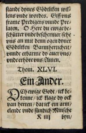 Thom XLVI. Ein Ander.