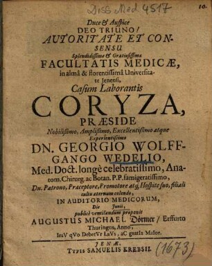 Casum Laborantis Coryza