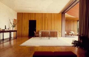 Haus Petersen Lilienhof: Wohnraum und Terrasse