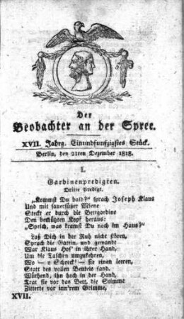 51. Stueck, 21. Dezember 1818