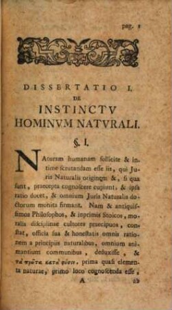 Dissertationes iuris naturalis