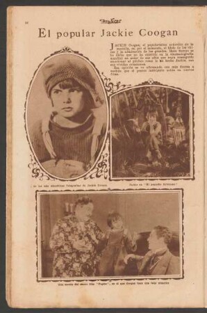 El popular Jackie Coogan