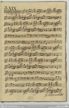 19. Anonymus, Contredanses, G-Dur