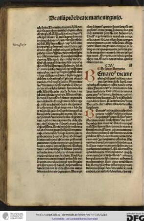 Bernardus in Burgundia Castrofontanis ex nobilibus valde ac religiosis parentibus ortus est, cuius pater Decelinus miles seculo strenuus nec minus deo religiosus...