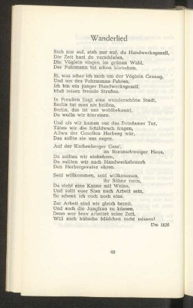 Wanderlied
