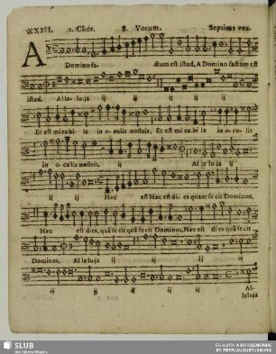 XXIII. A Domino factum est
