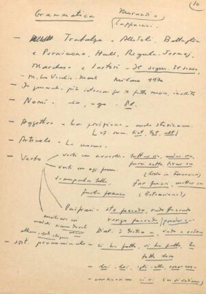10-17, Grammatica
