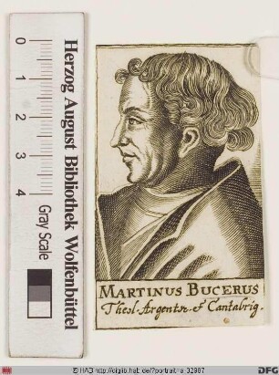 Bildnis Martin Bucer(us) (eig. Butzer)
