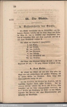 II. Die Büchse