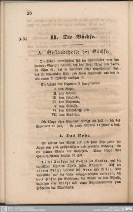II. Die Büchse
