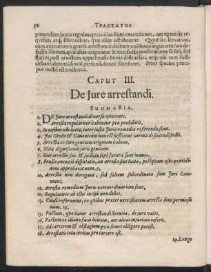 Caput III. - IV.