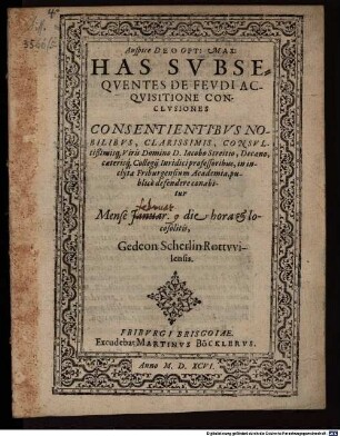 Has subsequentes de feudi acquisitione conclusiones