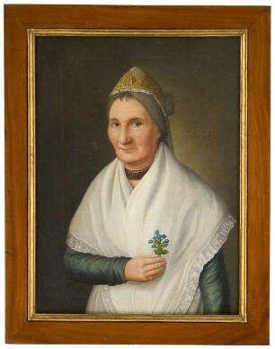 Bildnis einer Wirtin in Breisgauer Tracht