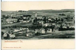 Seifhennersdorf. Blick auf Seifhennersdorf