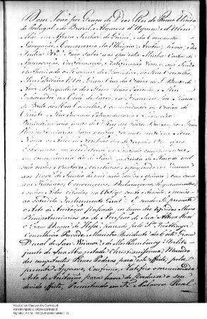 Beitritt Hessens zum Friedensvertrag mit Frankreich. (Ratifikation Portugal)