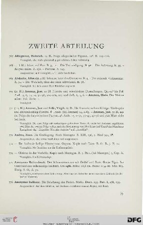 Zweite Abteilung (Nr. 767-901)