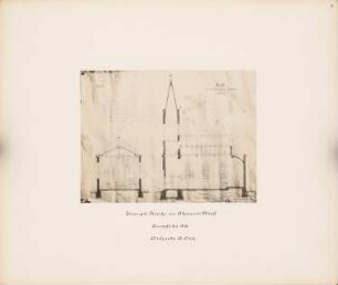 Evangelische Kirche, Ahaus: 2 Schnitte