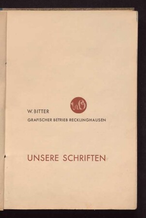 Unsere Schriften