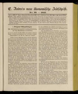 Nro. 20. - 1847