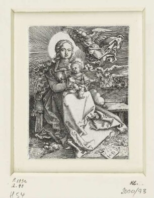 Maria, von einem Engel gekrönt