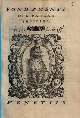 Fondamenti Del Parlar Thoscano