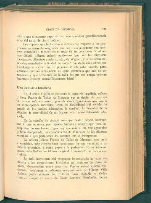 Una cantatriz brasileña