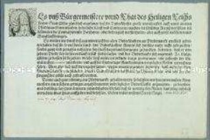 Berufsverbot der Stadt Köln für Kaufvermittler und Zwischenhändler auf dem Pferdemarkt. Köln, 7. September 1595. Mit handschriftlicher Ergänzung des Datums.
