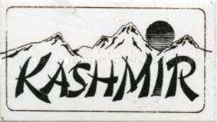 Aufkleber der DDR-Band "Kashmir"