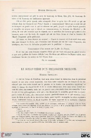 11: Le roman-thèse d'un philosophe nihiliste