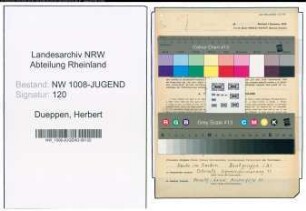 Entnazifizierung Herbert Dueppen , geb. 01.09.1921 (Landwirt)