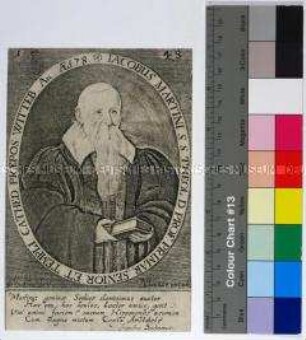 Porträt des lutherischen Theologen und Philosophen Jakob Martini