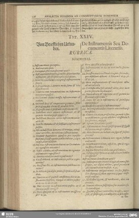 Tit. XXIV. Von Briefflichen Urkunden