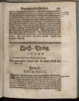 Leich-Predig.
