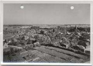 Lütjenburg, Blick vom Bismarckturm auf die Stadt