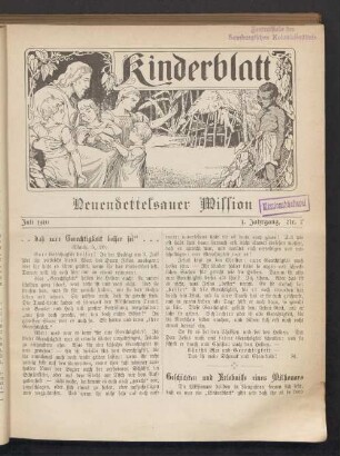 Juli 1910. Nr. 7