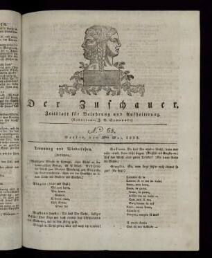 No. 65 - 30. Mai 1822