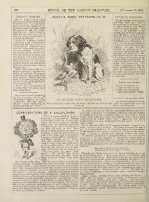 Punch's Fancy Portraits.- No. 8; Considerations of a cauliflower