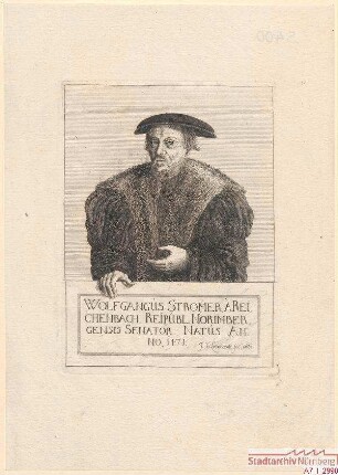 Wolfgang Stromer, Ratsherr; geb. 1471