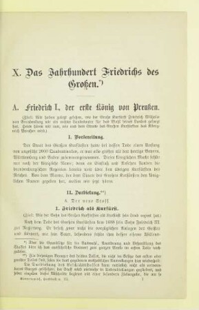 A. Friedrich I., der erste König von Preußen