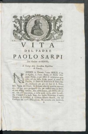 Vita Del Padre Paolo Sarpi