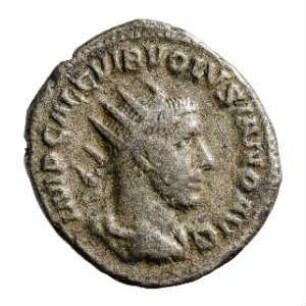 Münze, Antoninian, 253 n. Chr.
