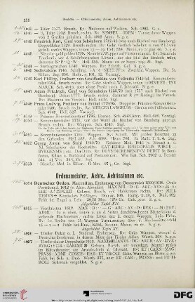 Ordensmeister, Aebte, Aebtissinnen etc. (Nr. 4054-4078)