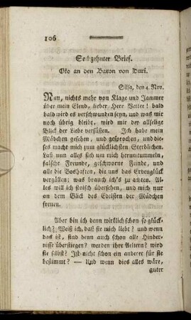 Sechzehnter Brief.