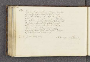 Hieronymus Texier. – Hamburg, 24.03.1790