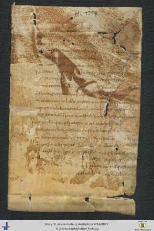 [1rv] Sermo de natali sanctorum Petri et Pauli (ohne Anfangssatz).