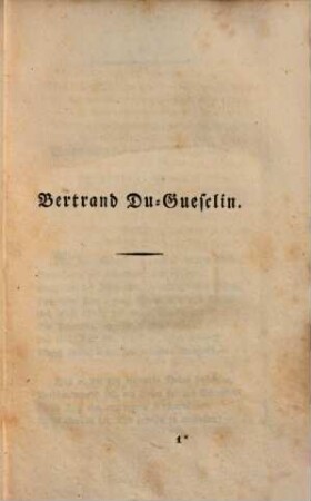 Bertrand Du-Guesclin : ein historisches Rittergedicht in vier Büchern. 2