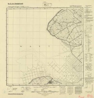 2408 Wesermarsch, Topographische Karte 1:25000 (4cm - Karte)